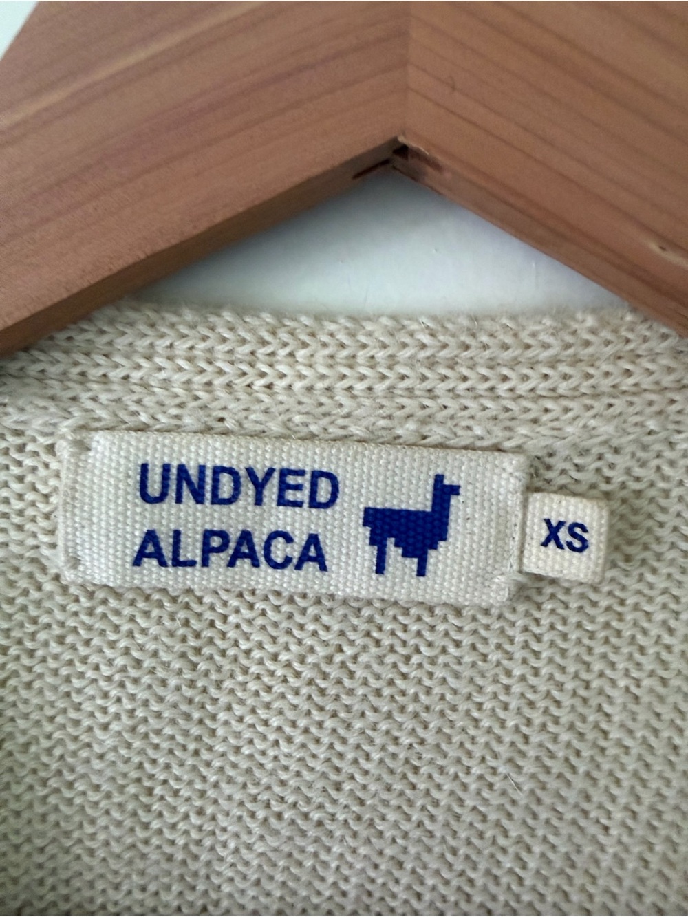 IOAN Undyed Alpaca Cardigan